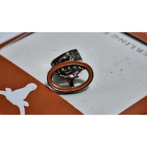 TEXAS LONGHORNS UT STERLING SILVER CHARM LOT FAILTE IRELAND CRAFTED BY SOLVAR - Picture 4 of 8